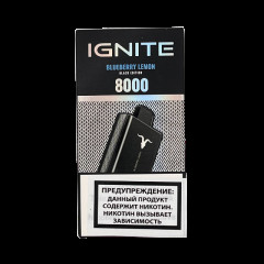 Электронная сигарета IGNITE V80 8000 затяжек Черника лимон